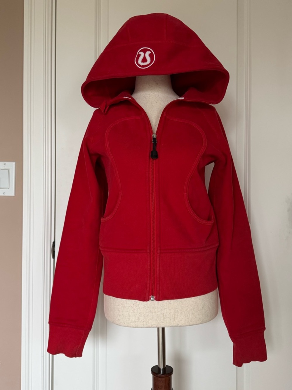 lululemon athletica Bright Red Fleece Top